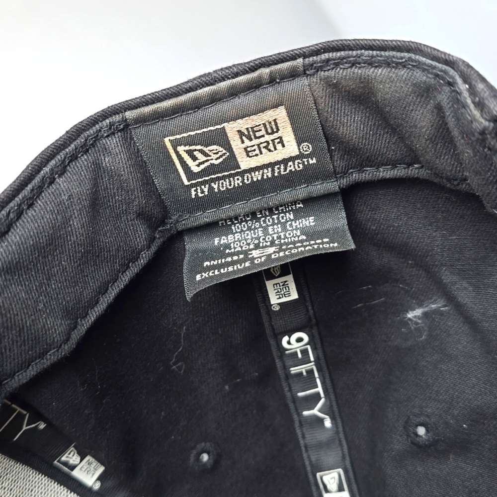 New Era 9Fifty Black snapback Raise cap Men's OSFA - Picture 7 of 16